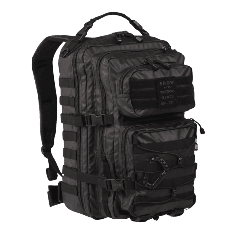 Skoletaske Black Tactical 4-9 klasse