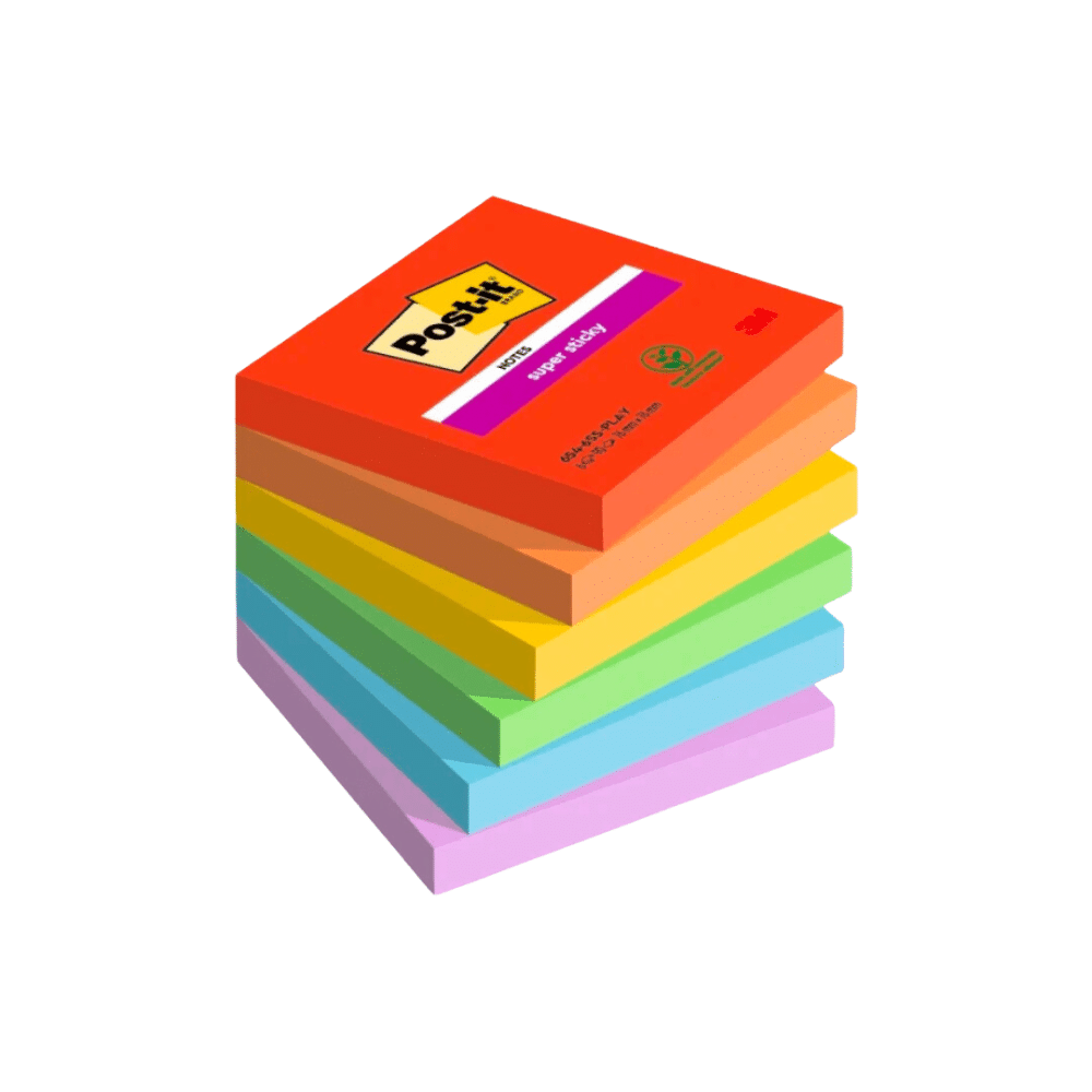 Billede af Post-it blokke | Playful | 76x76 mm