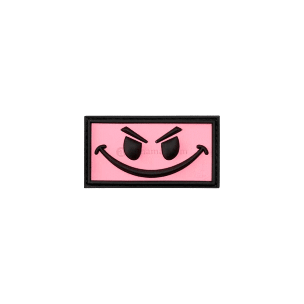 Se Evil smile patch - pink hos Skoletid.nu