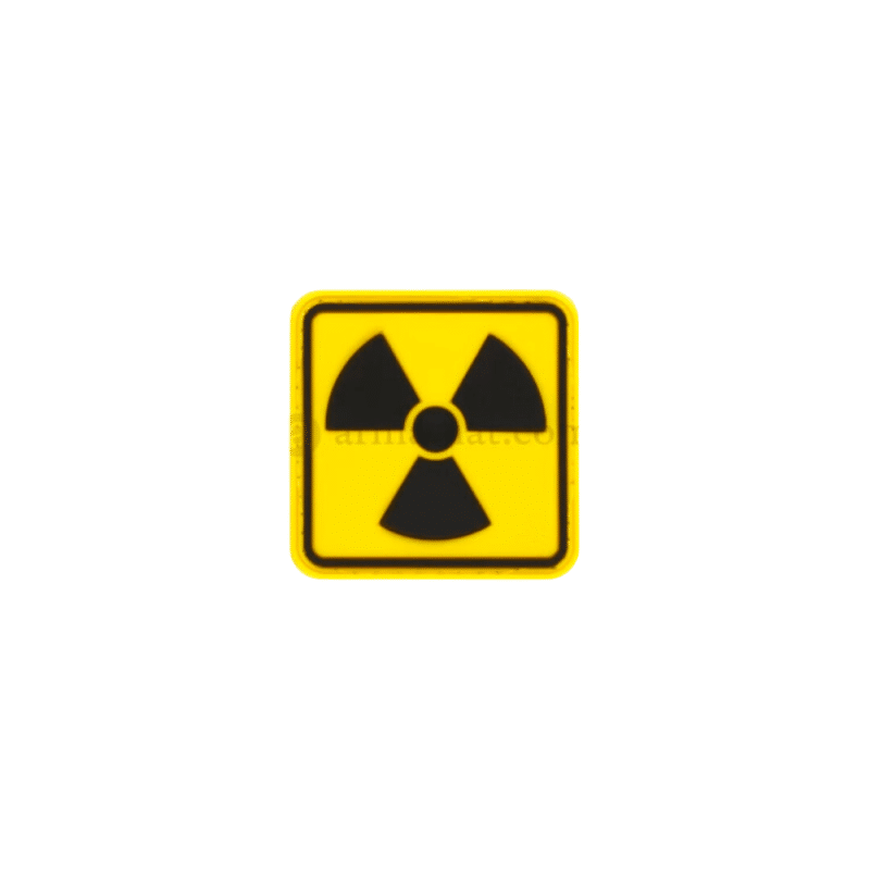 Radioaktivt symbol patch